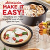 image:imageDash Compact Air Fryer Accessories  MultiPurpose PTFE Nonstick Accessories Kit  EasytoClean amp SpaceSaving Design  Includes Pizza Pan Baking Dish Skewers amp Cooking RackBLACK WITH SILVER