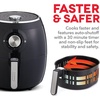 image:imageDash Deluxe Air Fryer  Adjustable Temperature Control amp Auto ShutOff Feature  AirCrisp Technology  Spacious Nonstick Basket  1700 Watt  6 Quarts  RedBlack