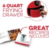 image:imageDash Deluxe Air Fryer  Adjustable Temperature Control amp Auto ShutOff Feature  AirCrisp Technology  Spacious Nonstick Basket  1700 Watt  6 Quarts  RedRed