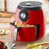 image:imageDash Deluxe Air Fryer  Adjustable Temperature Control amp Auto ShutOff Feature  AirCrisp Technology  Spacious Nonstick Basket  1700 Watt  6 Quarts  RedRed
