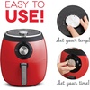 image:imageDash Deluxe Air Fryer  Adjustable Temperature Control amp Auto ShutOff Feature  AirCrisp Technology  Spacious Nonstick Basket  1700 Watt  6 Quarts  RedRed