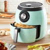 image:imageDash Deluxe Air Fryer  Adjustable Temperature Control amp Auto ShutOff Feature  AirCrisp Technology  Spacious Nonstick Basket  1700 Watt  6 Quarts  RedAqua