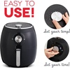 image:imageDash Deluxe Air Fryer  Adjustable Temperature Control amp Auto ShutOff Feature  AirCrisp Technology  Spacious Nonstick Basket  1700 Watt  6 Quarts  RedBlack