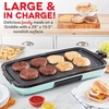 image:imageDash Deluxe Everyday Griddle  Electric Griddle with Removable Plate  Nonstick EasyClean Surface amp AntiSlip Base  Recipe Book Included  BlackAqua