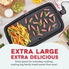 image:imageDash Deluxe Everyday Griddle  Electric Griddle with Removable Plate  Nonstick EasyClean Surface amp AntiSlip Base  Recipe Book Included  BlackCool Gray