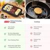image:imageDash Deluxe Everyday Griddle  Electric Griddle with Removable Plate  Nonstick EasyClean Surface amp AntiSlip Base  Recipe Book Included  BlackCool Gray