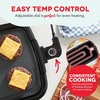 image:imageDash Deluxe Everyday Griddle  Electric Griddle with Removable Plate  Nonstick EasyClean Surface amp AntiSlip Base  Recipe Book Included  BlackNavy