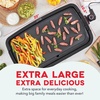 image:imageDash Deluxe Everyday Griddle  Electric Griddle with Removable Plate  Nonstick EasyClean Surface amp AntiSlip Base  Recipe Book Included  BlackRed