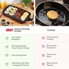 image:imageDash Deluxe Everyday Griddle  Electric Griddle with Removable Plate  Nonstick EasyClean Surface amp AntiSlip Base  Recipe Book Included  BlackRed