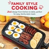 image:imageDash Deluxe Everyday Griddle  Electric Griddle with Removable Plate  Nonstick EasyClean Surface amp AntiSlip Base  Recipe Book Included  BlackRed