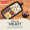 image:imageDash Everyday Ceramic Electric Griddle  Includes Adjustable Temperature Large Cooking Surface and Removable Drip Tray For Pancakes Burgers and Breakfast  Cream