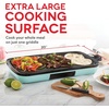 image:imageDash Everyday Nonstick Electric Griddle for Pancakes Burgers Quesadillas Eggs amp other on the go Breakfast Lunch amp Snacks with Drip Tray  Included Recipe Book 20in 1500Watt  BlackAqua
