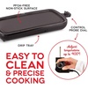 image:imageDash Everyday Nonstick Electric Griddle for Pancakes Burgers Quesadillas Eggs amp other on the go Breakfast Lunch amp Snacks with Drip Tray  Included Recipe Book 20in 1500Watt  BlackBlack