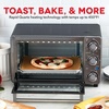 image:imageDash Express Toaster Oven  SpaceSaving Countertop Design  Versatile Use with adjustable temperature dial amp Quick HeatUp System  Dishwasher Safe Accessories  Bake Broil amp Toast  Black