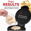 image:imageDash Express Waffle Maker Electric Waffle Maker for Creative Homemade Treats  Dual Nonstick Cooking Surfaces Easy Food Release amp Quick Cleanup  Compact SpaceSaving Design  8 Inches  BlackAqua