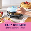 image:imageDash Express Waffle Maker Electric Waffle Maker for Creative Homemade Treats  Dual Nonstick Cooking Surfaces Easy Food Release amp Quick Cleanup  Compact SpaceSaving Design  8 Inches  BlackBlue
