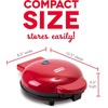 image:imageDash Express Waffle Maker Electric Waffle Maker for Creative Homemade Treats  Dual Nonstick Cooking Surfaces Easy Food Release amp Quick Cleanup  Compact SpaceSaving Design  8 Inches  BlackRed