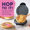 image:imageDash Express Waffle Maker Electric Waffle Maker for Creative Homemade Treats  Dual Nonstick Cooking Surfaces Easy Food Release amp Quick Cleanup  Compact SpaceSaving Design  8 Inches  BlackBlue