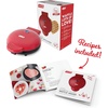 image:imageDash Express Waffle Maker Electric Waffle Maker for Creative Homemade Treats  Dual Nonstick Cooking Surfaces Easy Food Release amp Quick Cleanup  Compact SpaceSaving Design  8 Inches  BlackRed Heart