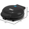 image:imageDash Express Waffle Maker Electric Waffle Maker for Creative Homemade Treats  Dual Nonstick Cooking Surfaces Easy Food Release amp Quick Cleanup  Compact SpaceSaving Design  8 Inches  BlackBlack