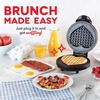 image:imageDash Express Waffle Maker Electric Waffle Maker for Creative Homemade Treats  Dual Nonstick Cooking Surfaces Easy Food Release amp Quick Cleanup  Compact SpaceSaving Design  8 Inches  BlackRed Heart