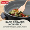 image:imageDash Family Size Skillet  Electric Skillet for MultiPurpose Cooking  Nonstick Cooking Surface  Tempered Glass Lid amp CoolTouch Handles  6Quart Capacity Makes 24 Cups  14 AquaBlack