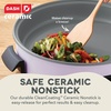 image:imageDash Family Size Skillet  Electric Skillet for MultiPurpose Cooking  Nonstick Cooking Surface  Tempered Glass Lid amp CoolTouch Handles  6Quart Capacity Makes 24 Cups  14 AquaLavender