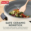 image:imageDash Family Size Skillet  Electric Skillet for MultiPurpose Cooking  Nonstick Cooking Surface  Tempered Glass Lid amp CoolTouch Handles  6Quart Capacity Makes 24 Cups  14 AquaCream