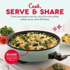 image:imageDash Family Size Skillet  Electric Skillet for MultiPurpose Cooking  Nonstick Cooking Surface  Tempered Glass Lid amp CoolTouch Handles  6Quart Capacity Makes 24 Cups  14 AquaAqua