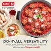 image:imageDash Family Size Skillet  Electric Skillet for MultiPurpose Cooking  Nonstick Cooking Surface  Tempered Glass Lid amp CoolTouch Handles  6Quart Capacity Makes 24 Cups  14 AquaBlack