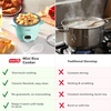 image:imageDash Family Sized Rice Cooker  LargeCapacity Rice Cooker  Features Ceramic Nonstick Surface amp Keep Warm Function  Great for Convenient Meal Prep amp Family Meals  20Cup CapacityAQUA CERAMIC