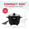 image:imageDash Family Sized Rice Cooker  LargeCapacity Rice Cooker  Features Ceramic Nonstick Surface amp Keep Warm Function  Great for Convenient Meal Prep amp Family Meals  20Cup CapacityBLACK