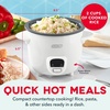 image:imageDash Family Sized Rice Cooker  LargeCapacity Rice Cooker  Features Ceramic Nonstick Surface amp Keep Warm Function  Great for Convenient Meal Prep amp Family Meals  20Cup CapacityWHITE CERAMIC