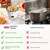 image:imageDash Family Sized Rice Cooker  LargeCapacity Rice Cooker  Features Ceramic Nonstick Surface amp Keep Warm Function  Great for Convenient Meal Prep amp Family Meals  20Cup CapacityWHITE CERAMIC
