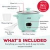 image:imageDash Family Sized Rice Cooker  LargeCapacity Rice Cooker  Features Ceramic Nonstick Surface amp Keep Warm Function  Great for Convenient Meal Prep amp Family Meals  20Cup CapacityAQUA CERAMIC
