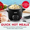 image:imageDash Family Sized Rice Cooker  LargeCapacity Rice Cooker  Features Ceramic Nonstick Surface amp Keep Warm Function  Great for Convenient Meal Prep amp Family Meals  20Cup CapacityBLACK CERAMIC