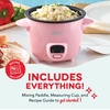 image:imageDash Family Sized Rice Cooker  LargeCapacity Rice Cooker  Features Ceramic Nonstick Surface amp Keep Warm Function  Great for Convenient Meal Prep amp Family Meals  20Cup CapacityPINK