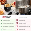 image:imageDash Family Sized Rice Cooker  LargeCapacity Rice Cooker  Features Ceramic Nonstick Surface amp Keep Warm Function  Great for Convenient Meal Prep amp Family Meals  20Cup CapacityBLACK CERAMIC