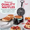 image:imageDash Flip Belgian Waffle Maker  nonstick surface  Rotating Belgian Waffle Maker with Quick HeatUp System for Easy Breakfasts  Supports MultiUse  AquaAqua