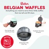 image:imageDash Flip Belgian Waffle Maker  nonstick surface  Rotating Belgian Waffle Maker with Quick HeatUp System for Easy Breakfasts  Supports MultiUse  AquaBlack