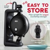 image:imageDash Flip Belgian Waffle Maker  nonstick surface  Rotating Belgian Waffle Maker with Quick HeatUp System for Easy Breakfasts  Supports MultiUse  AquaBlack