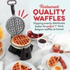 image:imageDash Flip Belgian Waffle Maker  nonstick surface  Rotating Belgian Waffle Maker with Quick HeatUp System for Easy Breakfasts  Supports MultiUse  AquaCream