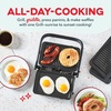 image:imageDash Griddle 2Plate Pack for MultiMaker Flex Press Grill System  Removable Nonstick Plates for Breakfast Sandwiches Eggs Hash Browns and More