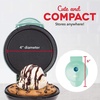 image:imageDash Mini Maker Griddle  Compact Griddle for Creative Homemade Treats  Nonstick Surface Quick HeatUp System amp SpaceSaving Design  AquaAqua