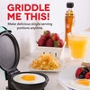 image:imageDash Mini Maker Griddle  Compact Griddle for Creative Homemade Treats  Nonstick Surface Quick HeatUp System amp SpaceSaving Design  AquaAqua