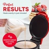 image:imageDash Mini Maker Griddle  Compact Griddle for Creative Homemade Treats  Nonstick Surface Quick HeatUp System amp SpaceSaving Design  AquaRed