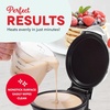 image:imageDash Mini Maker Griddle  Compact Griddle for Creative Homemade Treats  Nonstick Surface Quick HeatUp System amp SpaceSaving Design  AquaWhite