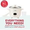 image:imageDash Mini Rice Cooker  Small 2 Cup Rice Maker with Ceramic Nonstick Removable Pot Keep Warm Function Compact and Portable for Dorm Travel Single Serve Cream
