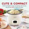 image:imageDash Mini Rice Cooker  Small 2 Cup Rice Maker with Ceramic Nonstick Removable Pot Keep Warm Function Compact and Portable for Dorm Travel Single Serve Cream