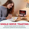 image:imageDash Mini Toaster Oven  Small Toaster Oven for Dorms Apartments amp Small Kitchens Adjustable Timer Dial with Auto Shutoff Removable Cooking Tray amp Crumb Catch AquaPink